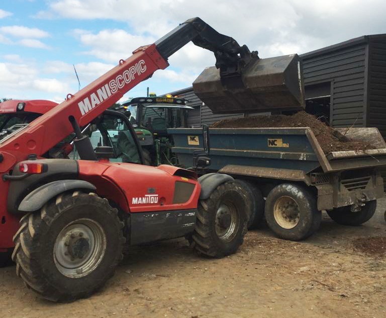 Manitou and Dump Trailer - Plant Hire